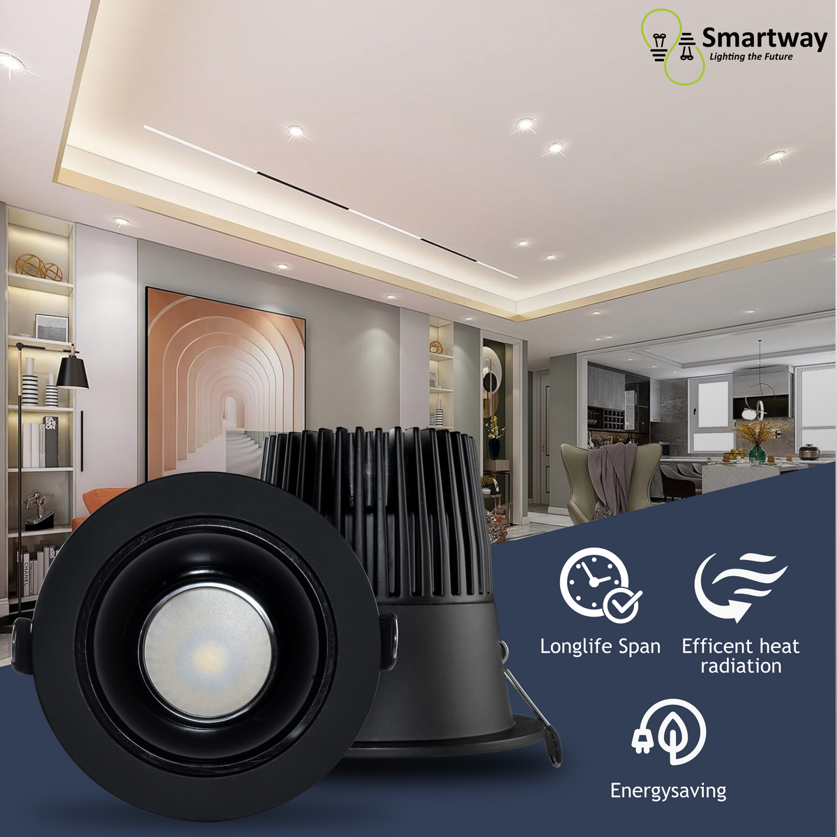 arena-15-watt-recessed-cob-downlight-inner-black-smartway-smartway