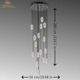 Vanessa Double Height Modern Smart LED Chandelier
