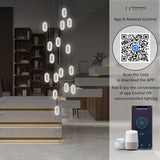 Vanessa Double Height Modern Smart LED Chandelier