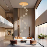 Bristol LED Double Height Chandelier (12 Hanging)