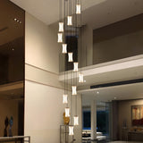 Flynn Double Height Smart Modern LED Chandelier