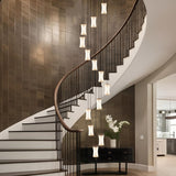 Flynn Double Height Smart Modern LED Chandelier