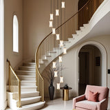 Flynn Double Height Smart Modern LED Chandelier