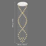 Gallen Double Height Smart Modern LED Chandelier