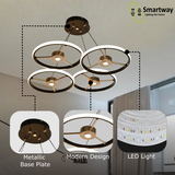Hamel LED Smart Voice Assist Chandelier