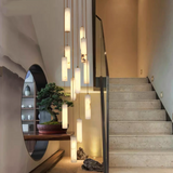 Aura LED Double Height Chandelier ONYX