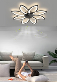 Raina LED Smart Voice Assist Fan Chandelier - Smartway Lighting