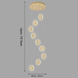 Meriza Double Height Smart Modern LED Chandelier