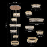 Radiant LED Smart Voice Assist Chandelier