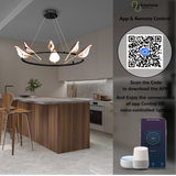 Canary LED Smart Voice Assist Chandelier