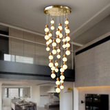 Haelogen Double Height Smart Modern LED Chandelier