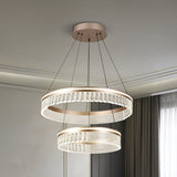 Plume Round LED Smart Voice Assist Chandelier
