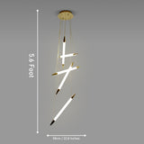 Stake Double Height Smart Modern LED Chandelier
