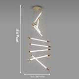 Verona Double Height Smart Modern LED Chandelier