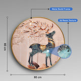 Fido Round LED Modern Wall Art