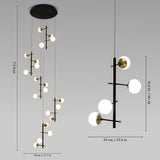 Priscila Double Height Modern LED Chandelier