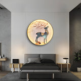 Fido Round LED Modern Wall Art