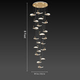Darlington Double Height Smart Modern LED Chandelier