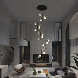 Priscila Double Height Modern LED Chandelier