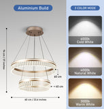 Plume Round LED Smart Voice Assist Chandelier
