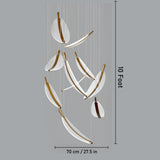 White Meadows LED Smart Voice Assist Chandelier