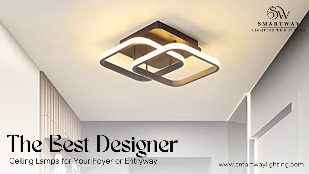 The Best Designer Ceiling Lamps for Your Foyer or Entryway