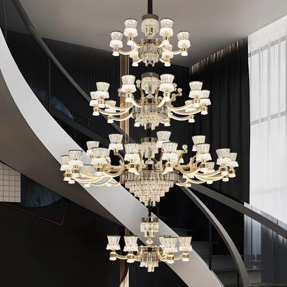 Double Height Chandelier