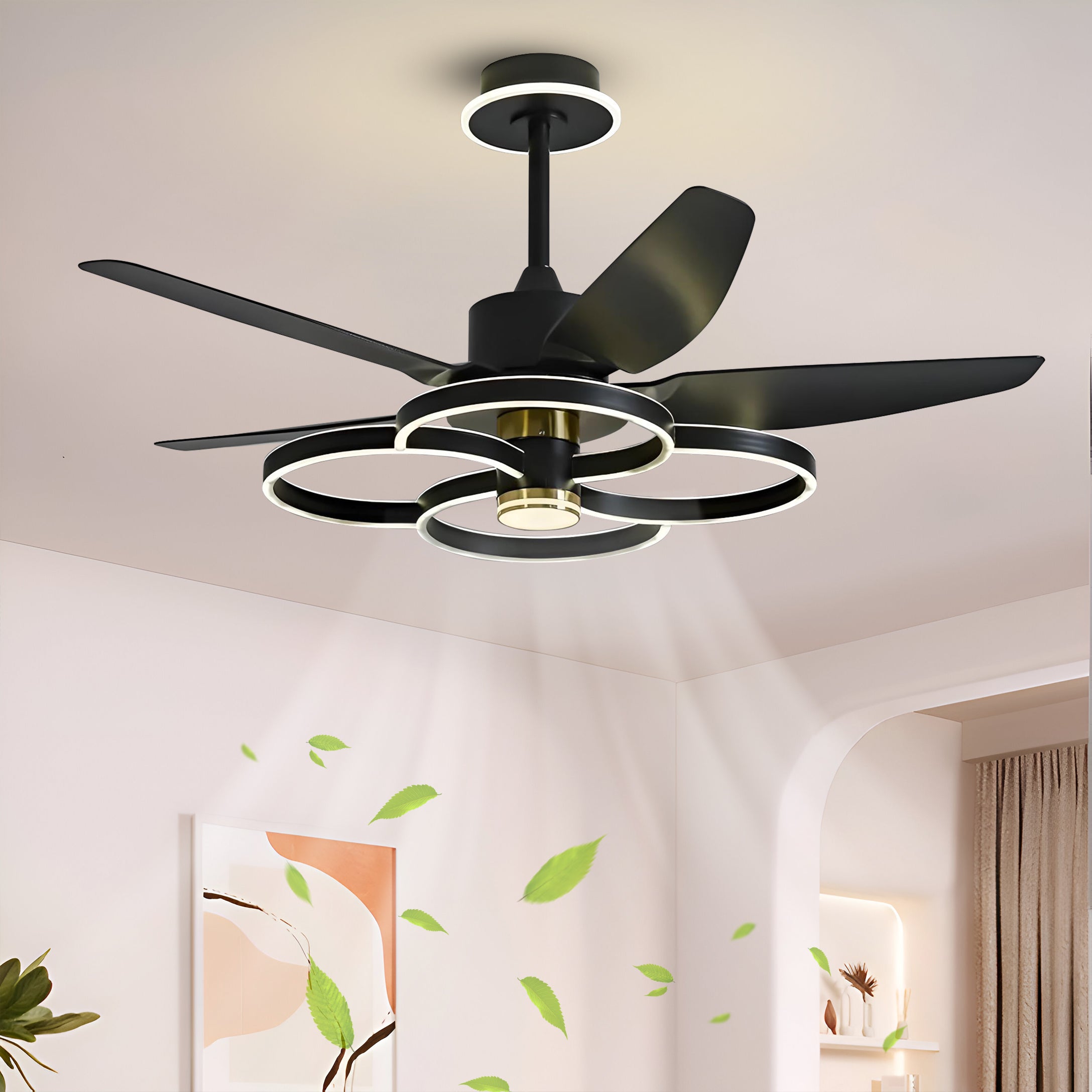 Smart Fan Chandeliers