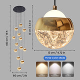 Yulck Smart LED Double Height Modern Chandelier