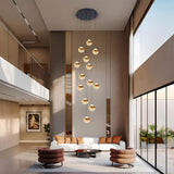 Yulck Smart LED Double Height Modern Chandelier