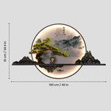 Nanoki LED Modern Wall Art