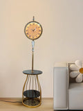 Notturna Elegance Floor Clock Lamp