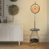 Notturna Elegance Floor Clock Lamp