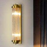 Kaira Modern Fluted Glass Designer LED Wall Light