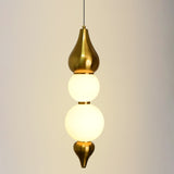 Droplet Frosted Glass Globe LED Pendant Light