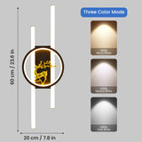 Hiron Golden Deer LED Wall Lamp