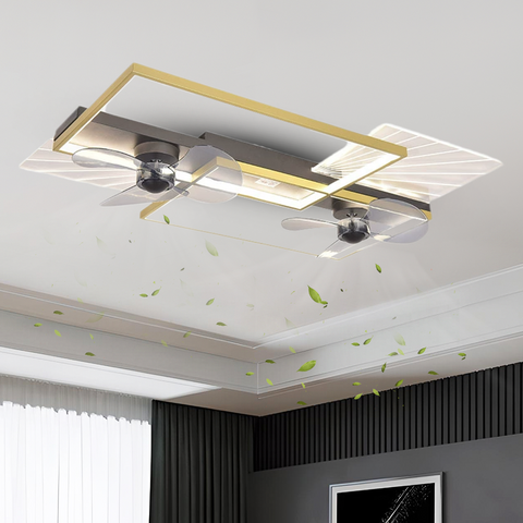 Gallop LED Smart Voice Assist Fan Chandelier
