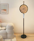 Artisan Elegance Floor Clock Lamp