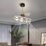 Nuvola LED Smart Voice Assist Fan Chandelier