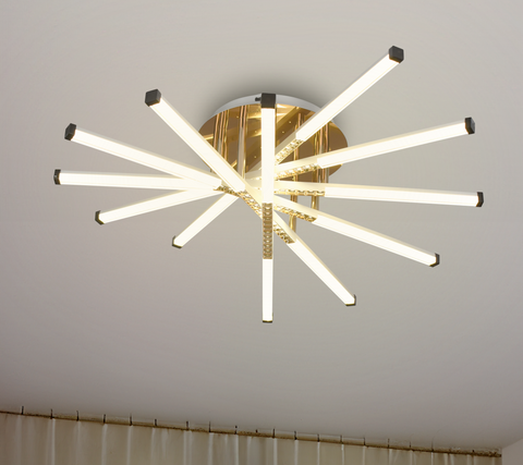 Inev LED Smart Stepless Dimming Voice Assist Chandelier