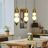 Droplet Frosted Glass Globe LED Pendant Light