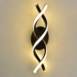 Asola Modern Twisted LED Wall Lamp