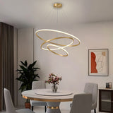 Helix Gold Smart Voice Assist LED Chandelier