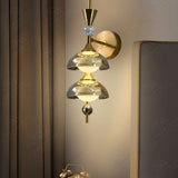 Arka Modern Luxe Tiered Glass Wall Light