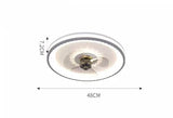 Aves LED Smart Voice Assist Fan Chandelier