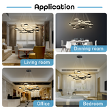 Galaxy Led Smart Voice Assist Chandelier