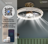 Ambience LED Smart Voice Assist Fan Chandelier