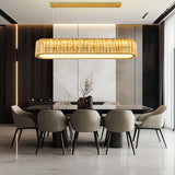 Clyro Luxury Oval Crystal Chandelier