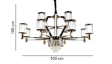 Camacian LED Smart Voice Assist Chandelier