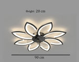 Amaya LED Smart Voice Assist Fan Chandelier